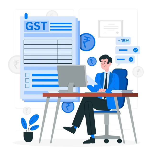 Illustration of GST reconciliation and return filing in ValueSoft