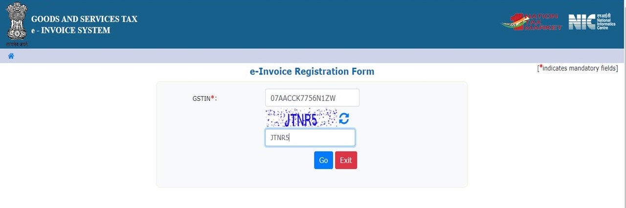 e-invoice generate procedure